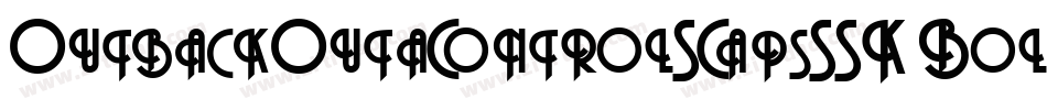 OutbackOutaControlSCapsSSK Bold字体转换